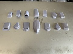Neffy’s Awesome 12k 3D Printed 1/25 Hood Scoop Assortment