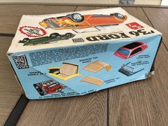 Vintage 1970s AMT ’36 Ford Coupe Model Kit #A136 (Partial Build) +FAST SHIPPING!