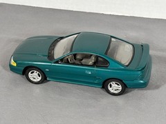 1/24 Scale 1994 Ford Mustang GT Model Car Kit GREEN Nicely Built 1/25 SN95 Fox