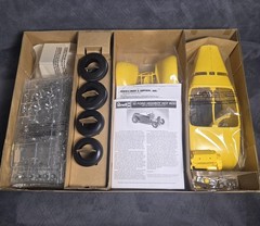 Vintage Revell Big Deuce ’32 Ford Highboy Hot Rod 1:8 3’n1 Model Kit Yellow