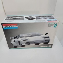 Monogram – 1991 Lamborghini LP500S – Used Kit #2769-0201 – 1/24 Scale – Skill 2