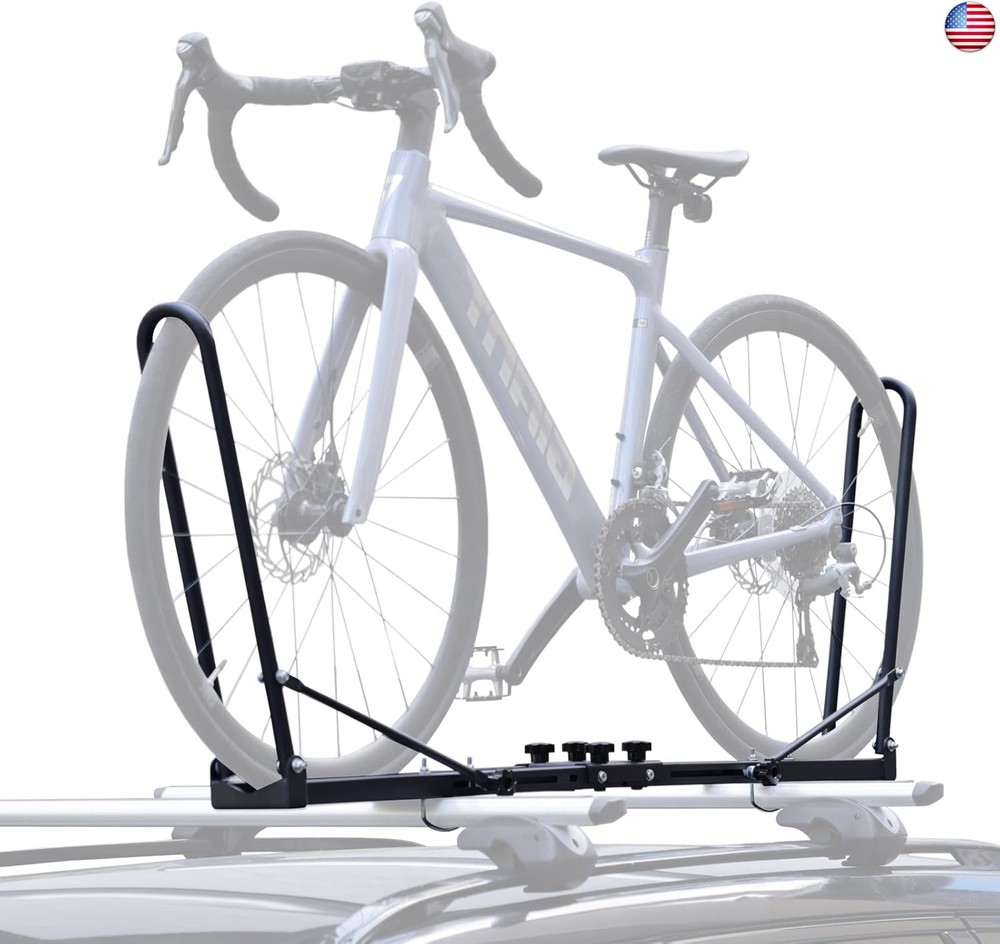 Terriplaze Roof Bike Rack Mount for Car & SUV, Foldable Upright Bicycle