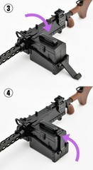 TomyTec Little Armory 1/12 LASW05 Strike Witches RTB M1919A6 Model Kit