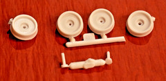 AMT 1971 Mustang Mach1 Wheel Backs 1/25