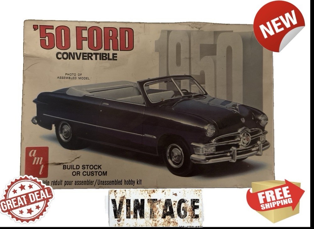 AMT 1950 Ford Convertible 1/25
