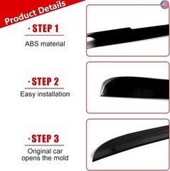 Roof Spoiler Compatible with Dodge Charger All Model, V Style Wing Fits for