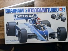TAMIYA F1 BRABHAM BT50 BMW TURBO RACE CAR 1:20 SCALE MODEL KIT #2017 BOXED