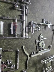 AMT 1/25 Ford Model T Chrome Parts Lot suspension & More STK E275