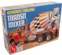 Round 2 Unknown Kenworth/Challenge Transit Cement Mixer 1:25 Scale Model Kit (1