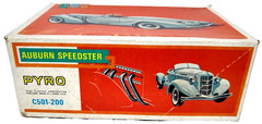 Pyro Supercharged Auburn Speedster 1/25 Model C501-200 USA1967 Complete PLS READ