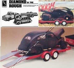 1940 Ford DETERIORATED TIRE from Diamond in the Rough AMT 1:25 Model Kit 1939