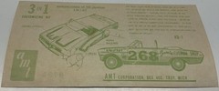 AMT Decals 1:24-1:25 Scale AMT 3 in 1 Customizing Kit KD-1 Vintage