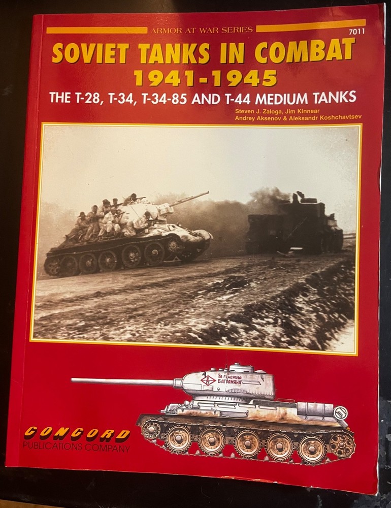 SOVIET Tanks IN COMBAT T28 T34 T34/85 T44 READER BENCH COPY CONCORD ARMOR AT WAR