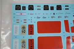 Revell 69 Camaro Z-28 Foose Edition 1:12 Model Kit Parts Decals Only *damaged*