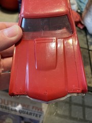 Rare AMT 1972 Chevy Chevelle Red Dealer Plastic PROMO MODEL Car 1/25