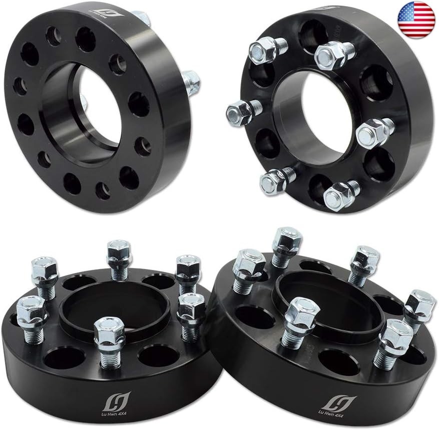 LU HWN 4X4 6×135 Wheel Spacers 1.5 inch Thick with 14×1.5 Studs, 87.1mm Hub