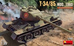 Miniart 37089 Tank T-34-85 modification 1960 plastic model 1:35 scale kit