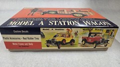 Vintage Hubley Metal Model Kit Model A Station Wagon No. 4858 1975
