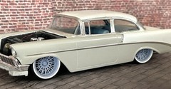 Resin 22 In. “Amer.Racing Windsor” Wheels, W/One In. Whitewalls,1/24 1/25 Scale