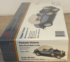 Packard Victoria Metal Model Kit 4019 Sealed 1:22 Scale