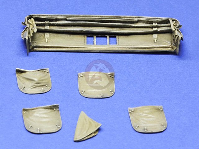 Royal Model 1/35 Canvas Cover Set #1 Sd.Kfz.9 “Famo” German Half-track WWII 969
