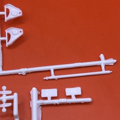 1955 Bel Air Chevy AMT Wheels Axle Diff Fan Driveshaft Model Parts 1:25 New 12