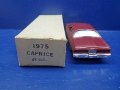 Vintage 1975 Chevrolet Caprice Classic Hard Top Promo Dealer Car – Maroon Red