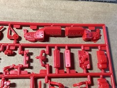 1 25 scale model parts Little Red Wagon Engine Parts Lot No Box