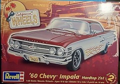 60 CHEVY IMPALA SS LOWRIDER ENGINE BAY DETAIL – REVELL – MODEL CAR KIT PARTS LOT