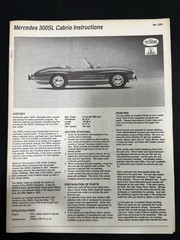 Italeri Testors Mercedes Benz 300SL Cabriolet 1:24 Plastic Model N.O.B. 229