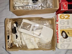 Vintage AMT ‘A’venger ‘29 ‘A’ Ford Roadster and 62′ Corvette Model kits