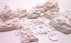 1/35 Diorama Accessories Rubble Piles Ruins Bricks Buy 2, Get 3 Dioramas Plus