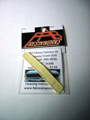 FAB Resinworks #25542 Revell 1967-68 Camaro SS Hidden Head Light Resin Grill