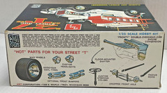 Vintage AMT ’27 “T” Ford Street Rod Fire Truck Model Kit Sealed Parts 1/25 T143