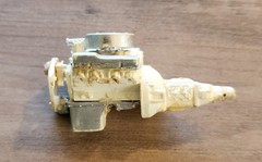 1/25 Scale Vintage V8 Engine Model Car Parts