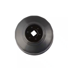 86 Mm X 16 Flute Oil Filter Cap Wrench in Black