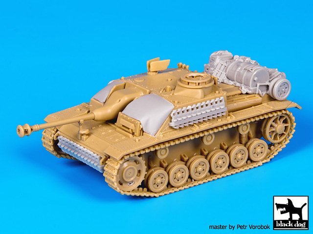Black Dog 1/72 StuG III Tank Stowage & Accessories Set WWII (for Revell) T72059