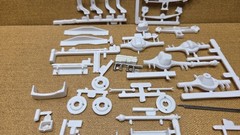 Ford LNT 8000 Snow Plow FRAME & REAR SUSPENSION 1:25 AMT NEW Model Kit PARTS