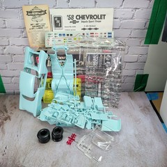 AMT Ertl 1958 Chevrolet Impala Coupe Open Complete Original Kit