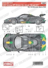 STUDIO27 1/24 McLaren Senna XP Dress Up decal “Brazil #1” for TAMIYA DC1237