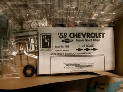 Amt 8099 Classics Chevrolet Model Kit 1/25 Scale, 3 Complete Kits, NOB