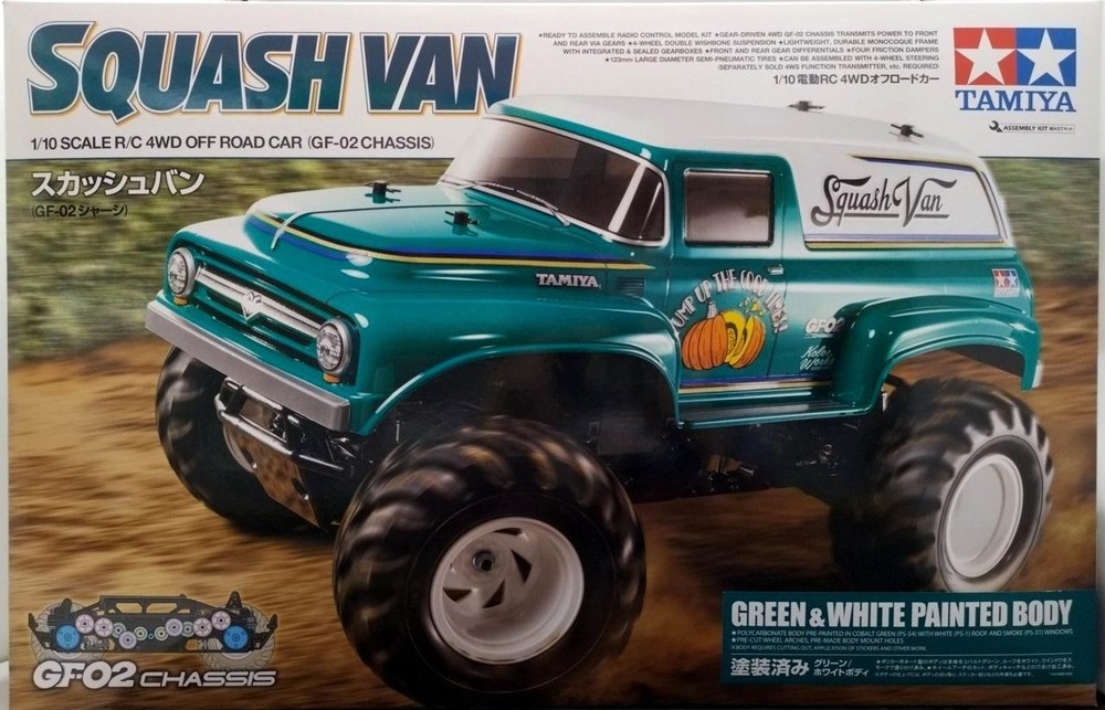 1/10 Squash Van (GF 02 Chassis) Model No. Electric RC Car Series TAMIYA