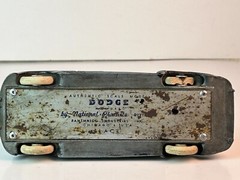 National Products Dodge 4 Door Sedan Pot Metal Promo Car, Read