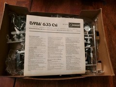 1988 Monogram BMW 635 Exotic Car Series 1/24 Kit 2774, New Open Box Sealed Bag