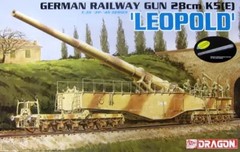 Plastic Model 1/35 Ww.Ii German Army 28Cm Train Gun K5 E Leopold Dr6200