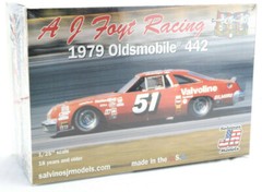Salvino JR Models “Valvoline” AJ Foyt 1979 Oldsmobile 442 1/25 Model Car Kit