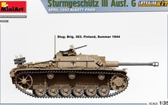 MINIART 35338 1/35 Scale StuG III Ausf. G Ausf 1943 Alkett Prod. Interior Kit