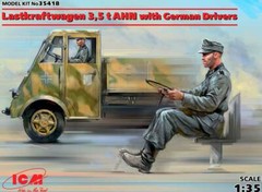 ICM – Truck 3.5t AHN with German Driver Lorry 1:35 Model Kit