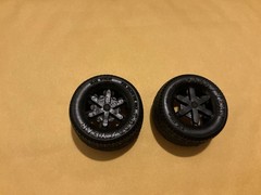 1 25 scale model parts Chevrolet C1500 454 Ss Goodyear Rear Tires X2 Only