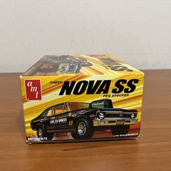 AMT CHEVY NOVA SS PRO STOCKER PLASTIC MODEL CAR KIT 1:25 SCALE SEALED BAGS